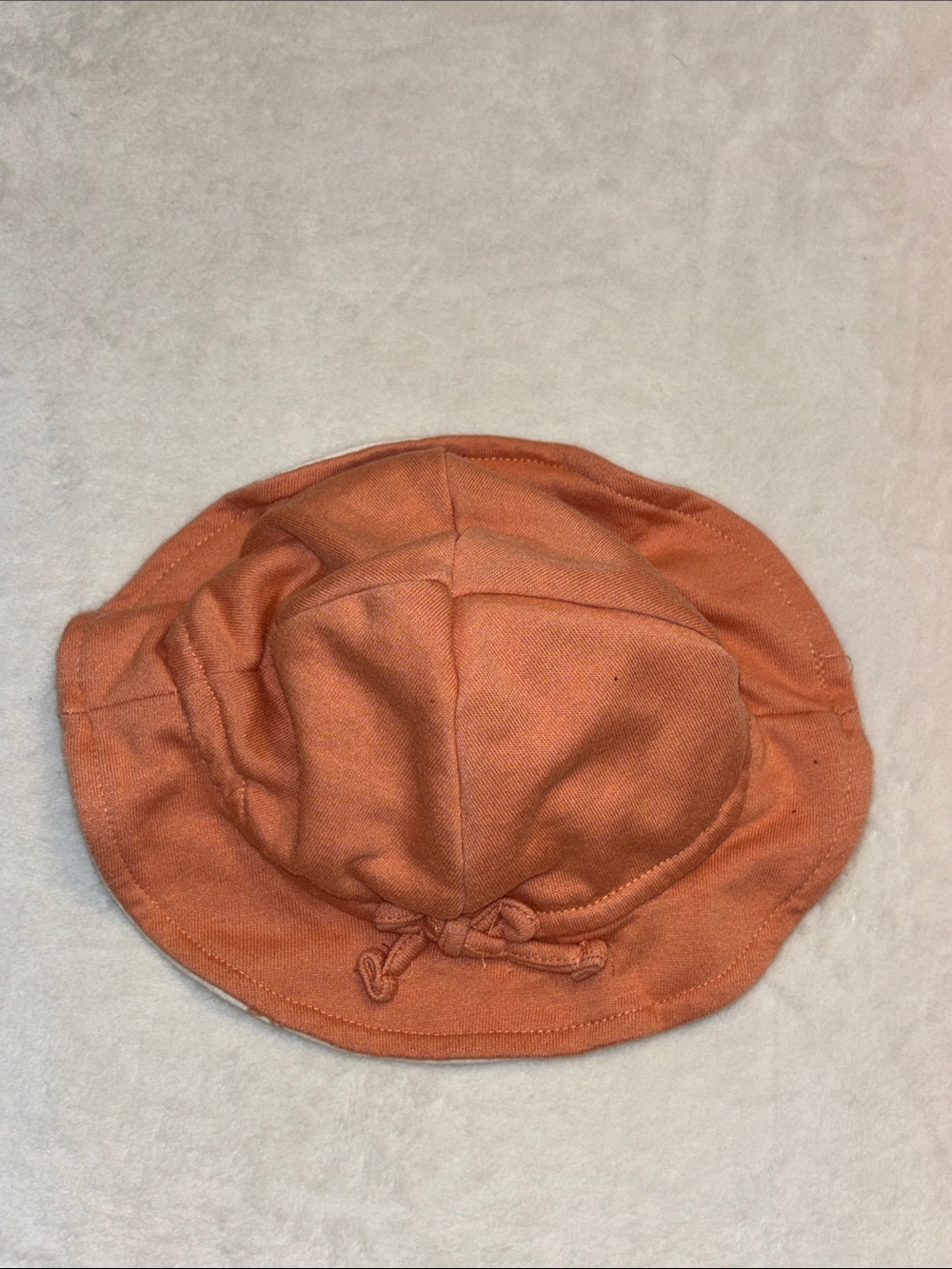(3 for $10) Reversible Orange starfish print Cotton Bucket Hat